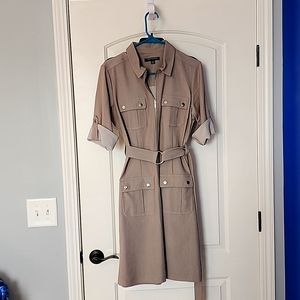 Zip up Dress with Belt